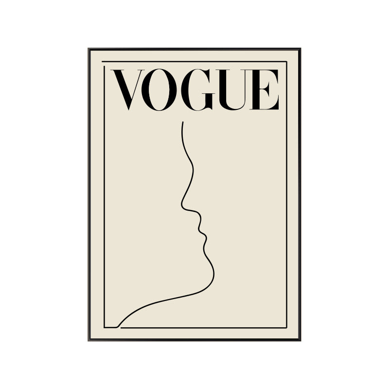 Vogue Abstract Print
