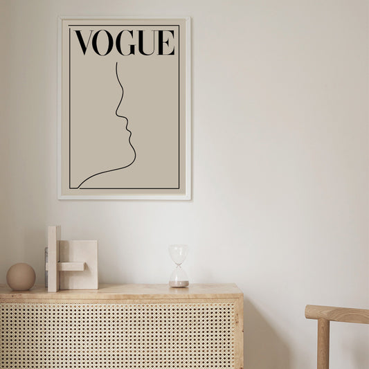 Vogue Abstract Print