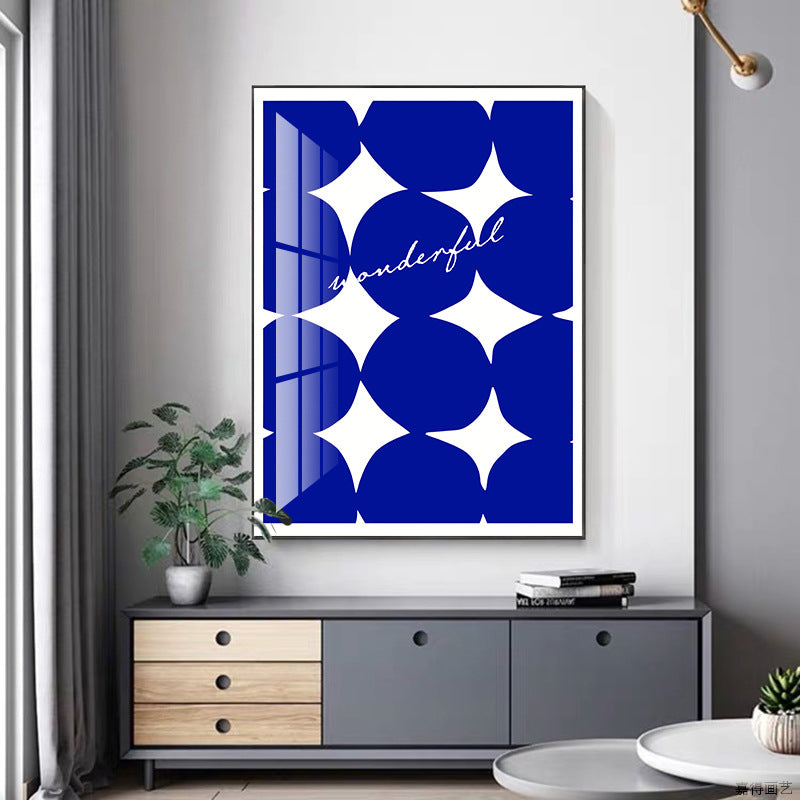 Modern Klein Blue Print