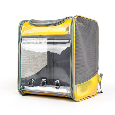 Pet Outdoor Carrier Laser Backpack